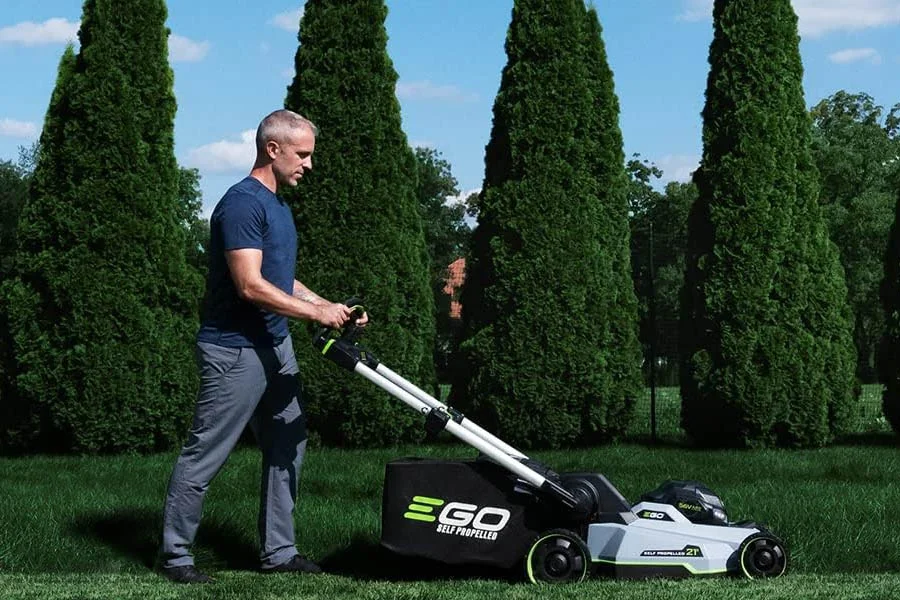 best battery powered push lawn mower